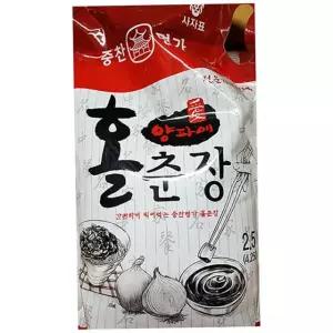 중찬 양파 홀춘장 2.5kg 4개 짜장소스 중국조미료 볶음장