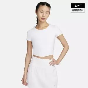 매장정품 나이키 우먼스 원 피티드 드라이 핏 반팔 크롭 탑 FN2805-100 341637