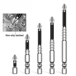 이중기리 사라기리 비트 K5 S2 경질 강철 필립스 Philips - 5A 강력 자석 미끄럼방지 검은색 코팅드릴스크