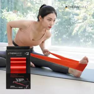세라밴드 2m 레드 성인여성 스트레칭 근력 운동 탄력 요가 헬스 스포츠 밴드