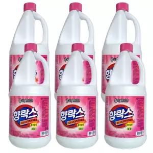 향락스 2L X 6개 살균소독 표백 화장실 욕실청소 업소용 락스 세제 찌든때 세정제