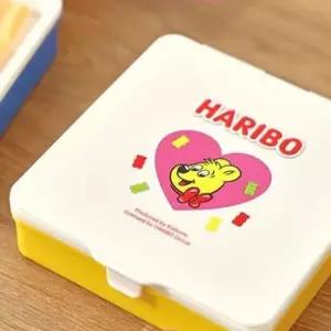 치즈조각통 하리보 휴대용 치즈 커팅 케이스 골드베어 보관함 2P