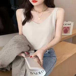 [하프클럽/]4컬러 심플한 출근룩 오피스룩 깔끔 나시 블라우스