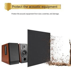 방진 사운드 박스 메쉬 천 스피커 보호 커버 교체용 그릴