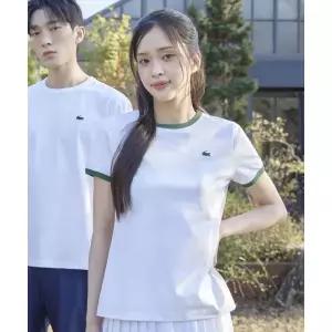 라코스테 여성 냉감 프린트 반팔 티셔츠 TF678E-56G 70V TF678E-56G70V