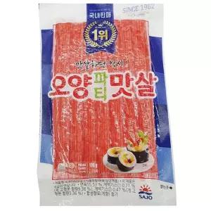 생활 오양 게살 사조오양 파티 맛살 190G 수앤서B1