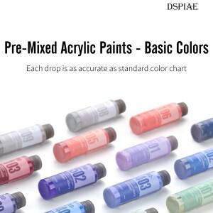 DSPIAE XG 시리즈 50ML 수성 사전 혼합 아크릴 페인트 건담 스케일 모델 색칠 도구 용 기본 색상 취미 DIY