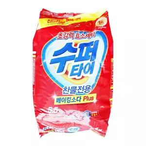엘지 수퍼타이 찬물전용 베이킹소다 플러스 가루 세탁세제 5.5kg 1개 빨래