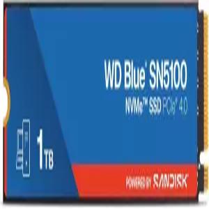 WD Blue SN5100 1TB NVMe SSD M.2 2280 PCIe Gen 4.0 내장 솔리드 스테이트 드라이브 읽기 속도 최대 7
