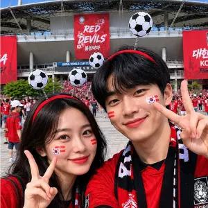 축구공 응원머리띠 운동회 체육대회 응원템 이벤트 소품