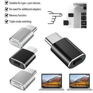 USB C 타입 마우스 지글러 탐지 불가능 자동 무버 마우스 움직임 시뮬레이션 PC 노트북용 컴퓨터 깨우기 ON