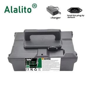 항공  운송 48V 100Ah 24시간 이내 새로운 18650 리튬 배터리 3000W 미만 모터에 적합 전체 용량