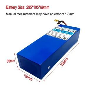 100% 새 배터리 60v 20000mAH 16s5p 리튬 BMS 포함 오토바이 스쿠터 자전거 모터용