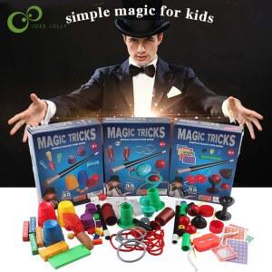 퍼즐 마술 소품 입문용 키트 마술사 세트, 신나는 쇼 설명서 트릭, 성능
