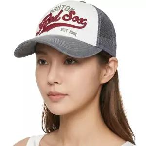 [아웃도어스/MLB]MLB 공용 보스턴 레드삭스 메쉬캡 3AMCV0153-43GRD