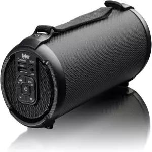 타일러 무선 블루투스 스피커 방수 장거리 충전식 붐박스 USB MP3 마이크로 SD AUX 입력 FM 라디오 사운드