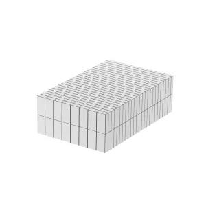 AplysiaTech 미니 N52 자석 블록 - 6x3x1.5mm 400팩 소형 강력 네오디뮴 막대 희토류 공예용 주방 DIY 도구