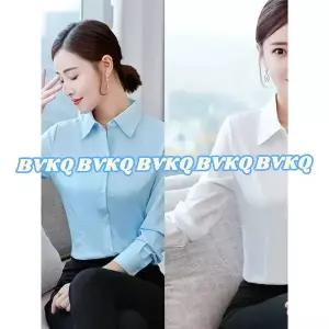 [1+1] 여성 슬림핏 스판 셔츠 구김없는 블라우스 화이트 블랙 하늘색 핑크 와이셔츠