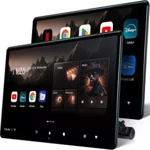 15.6인치 4K Android.13 자동차 뒷좌석 엔터테인먼트 시스템용 TV 헤드레스트 모니터 지원 전화 무선 미러
