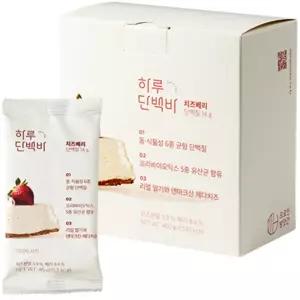 프로틴방앗간 하루단백바 주전부리 학교 사무실 간식 치즈베리 45g 10개