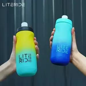 LITERIDE 자전거 물병 60/70ML PP 스포츠 컵 사이클링 주전자 야외 캠핑 하이킹 스퀴즈