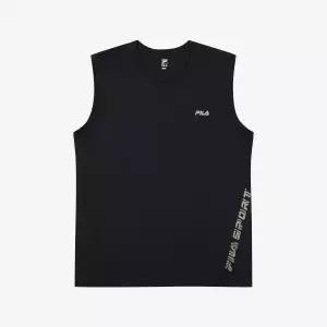 [휠라언더웨어] lt;ICE SKINgt; 액티브 기능성 남성 머슬런닝 (FI4HTG1002M_BLK)