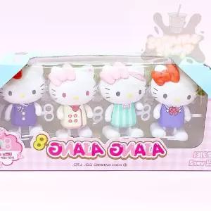 참깨샵 키티태엽피규어 산리오 아장아장 헬로키티 태엽 4종 SET 피규어