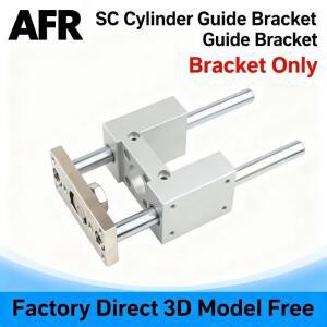 AFR 브랜드 공압 표준 실린더 리니어 가이드 레일 SC32 SC40 SC50 SC63 지지 브래킷 장착 액세서리