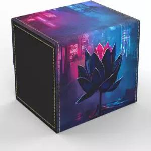 렐름 가드 볼트 - TCG/MTG 100+ 카드 아트 덱 박스(사이버펑크 블랙 로터스)