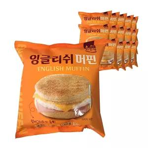 생활 PC방햄버거 머핀햄벅 한맥 PC방 아침먹거리 간식 잉글리쉬 머핀 수앤서B2