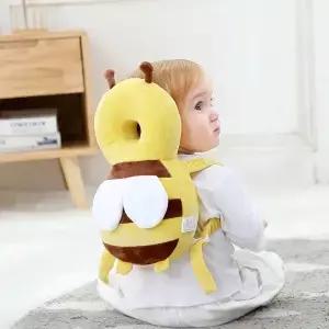 산책 머리 받침 걷기 학습 안티 가을 베개 통기성 보호 패드 꿀벌 모자