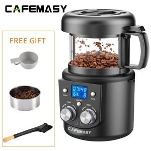 CAFEMASY 80 100g 홈 커피 로스터 전기 미니 없음 콩 베이킹 구이 기계 110 240V