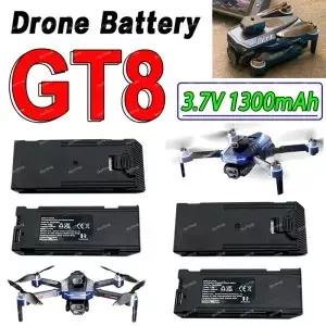 기존 LSRC GT8 드론 배터리 RC 쿼드콥터 교체 액세서리 부품용 3.7V 1300MAh