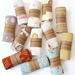 120x120cm 대나무 면화 모슬린 담요 Swaddle Warp 신생아 목욕 타올 거즈 랩 Sleepsack