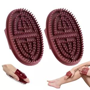 2Pcs 메리디안 마사지 브러시 배를 위한 뷰티 살롱 프로페셔널 커스텀 전신 SPA 마사지기 릴랙세이션 지압
