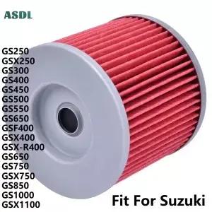스즈키 GS1000 GSX250 250 300 400 450 500 550 650 GSF400 용 오토바이 엔진 필터