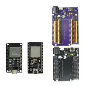 ESP32-DevKitC-32 보드용 WiFi BT 무선 모듈 CP2102 CH340C Type-C USB 듀얼 코어 초저전력 MCU