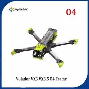 플라이피쉬RC 볼라도르 VX3 O4 FPV 프레임 3인치 3.5인치 에어 유닛 프리스타일 쿼드콥터 키트 정밀 제작