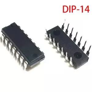 4081 40106 4093 헥사 NOT 게이트 인버터 인라인 DIP14 패키지 CD4069UBE/BE 4069 10 개