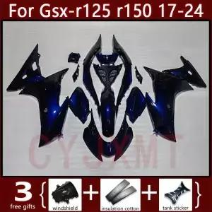 스즈키 GSXR125 GSX-R150 2017-2024 메탈릭 블루 페어링 키트 R125 R150 17-24 바디워크 플라스틱 하우징