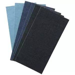 6pcs 패브릭 수리 패치 3 색 소파 키트 자체 접착 폴리 에스터 실내 장식 자동차 좌석