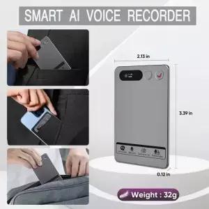 AI 음성 녹음기 118개 언어 ChatGPT-4 앱 전화 통화 미니 오디오 회의 강의 받아쓰기