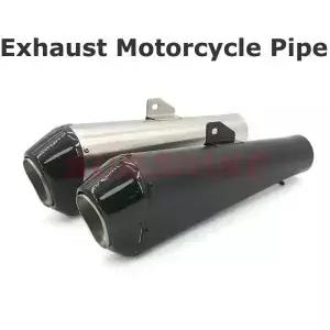 Escape Moto CT 배기 오토바이 머플러 모토크로스 슬립온 카본 파이버 커버 시스템 60MM 튜브 GSXR1000