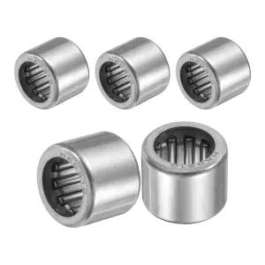 uxcell 5개 HK0810 니들 롤러 베어링 단방향 8x12x10mm 내열 강철