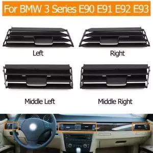대시 보드 전면 에어컨 AC 벤트 그릴 아울렛 수리 키트 BMW 3 시리즈 E90 E91 E92 E93 2005 2006 2008 2009