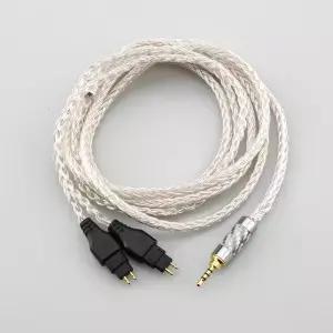 HiFi 16 코어 99 은도금 2.5/3.5mm 4핀 XLR 이어폰 케이블 HD580 HDxxx HD6xx용