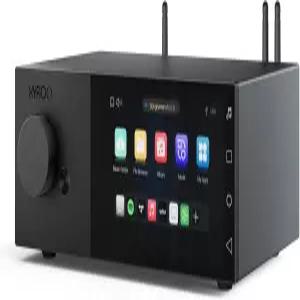 HYFIO DM100 음악 스트리머 5.5인치 LCD 터치스크린 8+64GB DLNA AirPlay NAS 및 클라우드 스토리지 다중