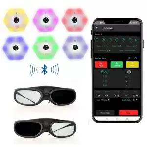 헤드업 트레이닝 안경 드리블 고글 농구 하키 축구 Senaptec 스트로브 Visionu
