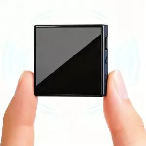 미니 스퀘어 마그네틱 음성 녹음기 128GB 휴대용 활성화 오디오 소음 감소 9000시간 저장 90일 대기