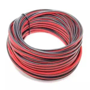 UL2468 5/10m 2핀 전기 와이어 주석 도금 구리 16/18/20/22/24/26/28/30 AWG PVC 연장 LED 스트립 케이블
